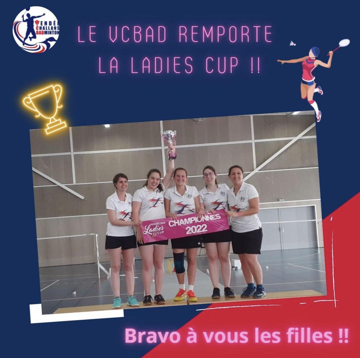 Les filles du VCBAD remportent la Ladies Cup !